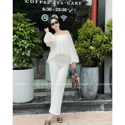 YU CHERRY | Quần cullote dáng suông nữ Cullotes Dài YQ012