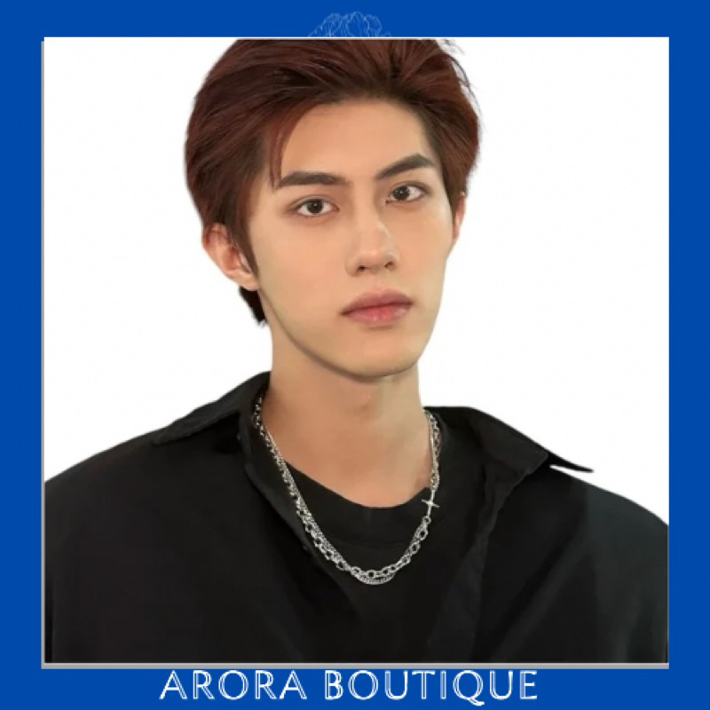 Vòng cổ ánh sáng dây xích nam - Arora Boutique