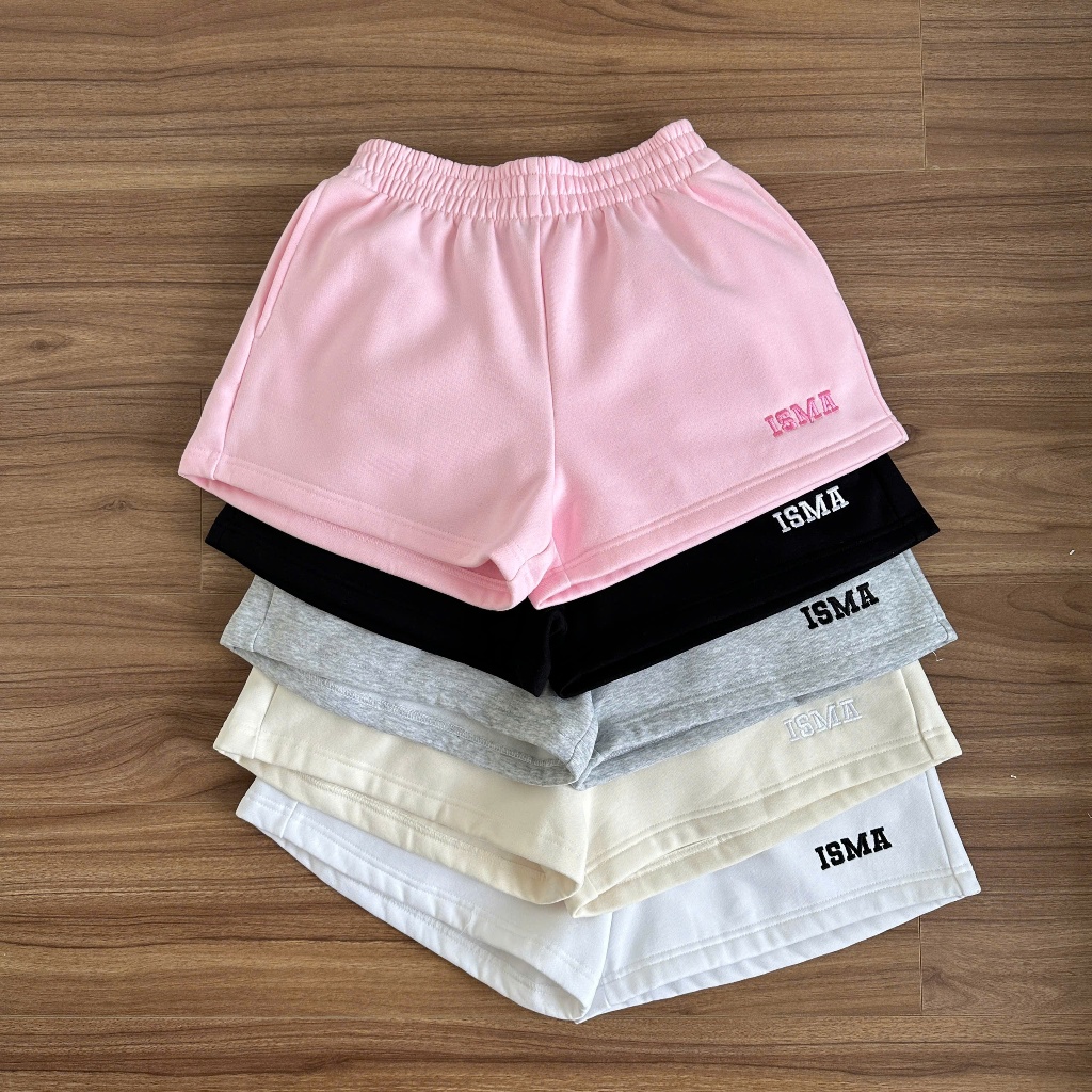 [NEW COLOR] Quần Đùi Nữ Nỉ Bông INSOMNIA Ống Rộng Thoải Mái - PS014