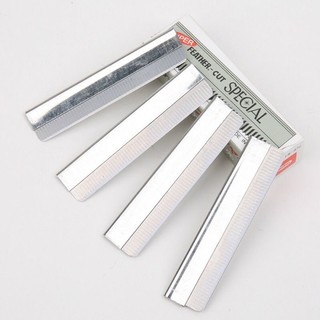 Dao tem cạo lông màu hộp 100 lưỡi - Nối Mi Nail Phun xăm