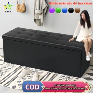ghế hộp Phân lưu trữ Ghế hộp đựng đồ đa năng 2 trong 1 - Gấp gọn chắc chắn và tiện lợi, Hộp lưu trữ Ghế sofa
