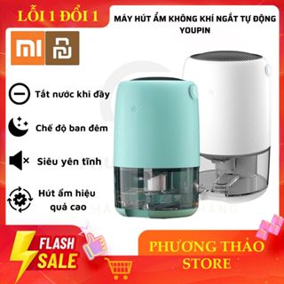 Máy Hút Ẩm Không Khí Mini Xiaomi Youpin Dehumidifiers, Máy Hút Ẩm Không Khí Ngắt Tự Động, Có Đèn Led 7 Màu Làm Đèn Ngủ