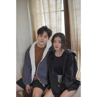  Áo Hoodie Zip Lông Cáo Thêu Local Brand Sancool Form Rộng Nam Nữ Unisex Oversize SCH2 