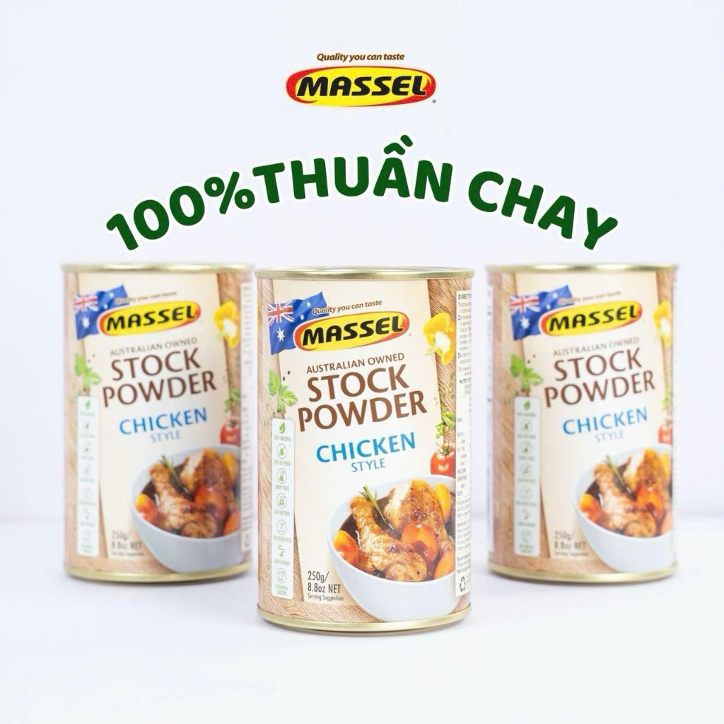 Hạt nêm Massel Stock Powder, Úc (168g)