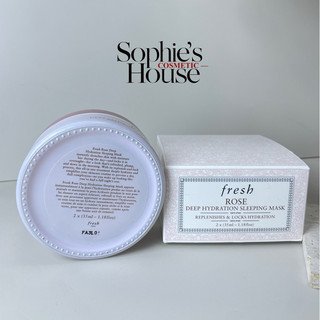 Mặt nạ ngủ Fresh Rose 2 ngăn / Fresh Rose Deep Hydration Sleeping Mask