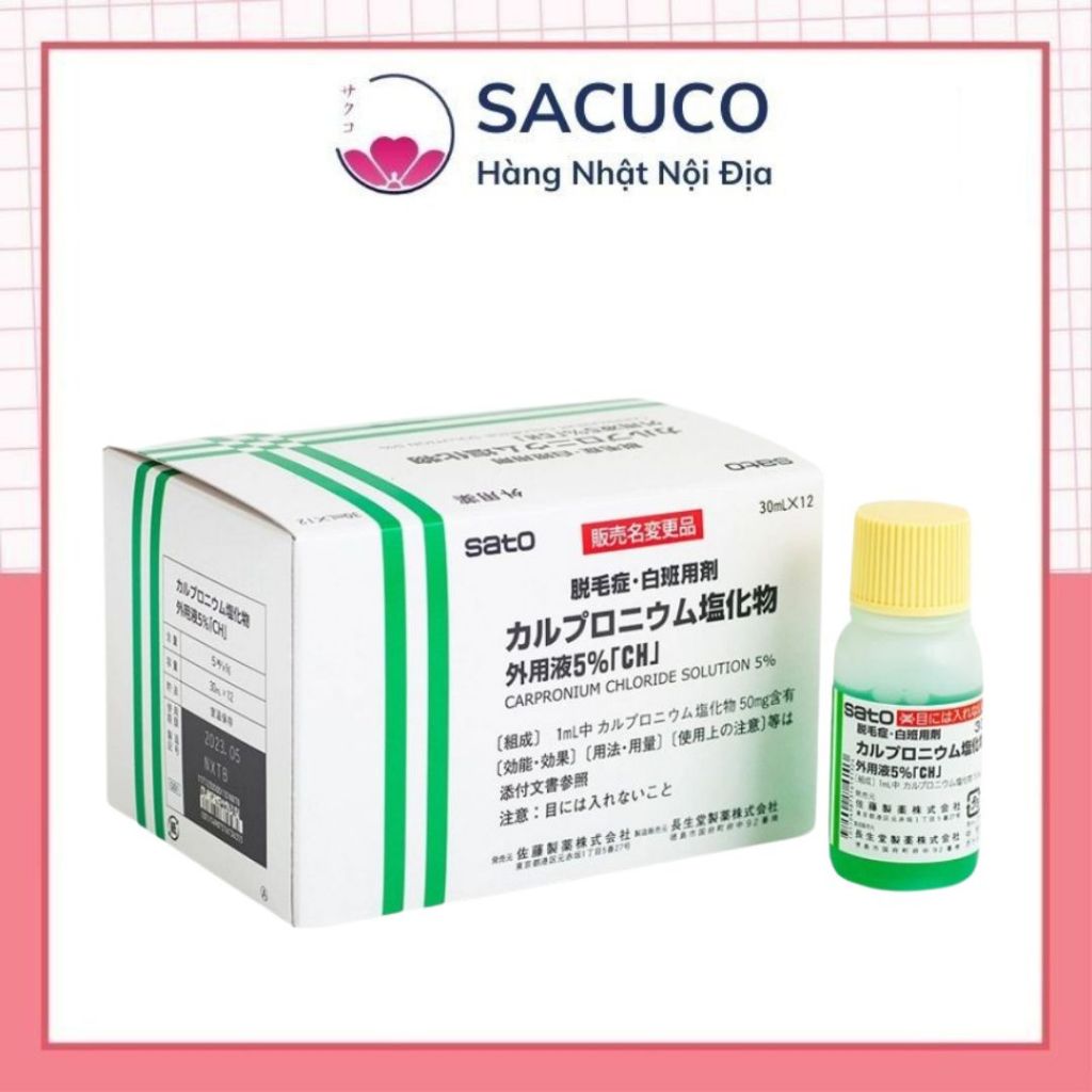 Lọ Tinh chất Kích Thích Mọc Tóc Thảo Dược Sato Nhật bản – 30ml
