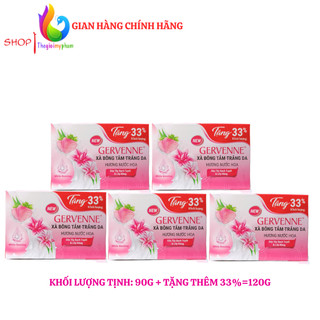 Combo 5 Cục Xà Bông Gervenne 120g (120gx5)