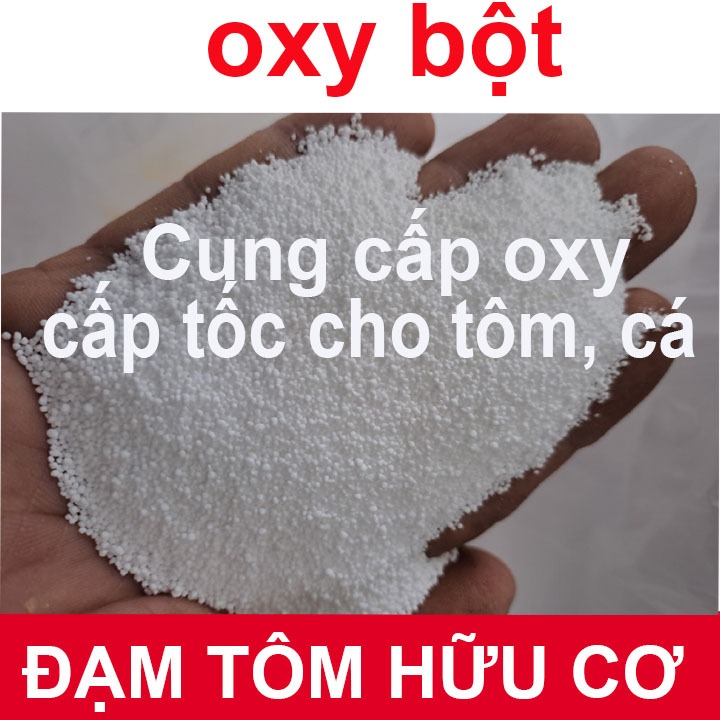 Oxy Bột Sodium percarbonate dùng trong nuôi trồng thuỷ sản GÓI 1kg