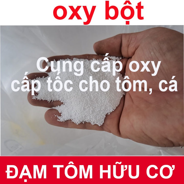 Oxy Bột Sodium percarbonate dùng trong nuôi trồng thuỷ sản GÓI 1kg