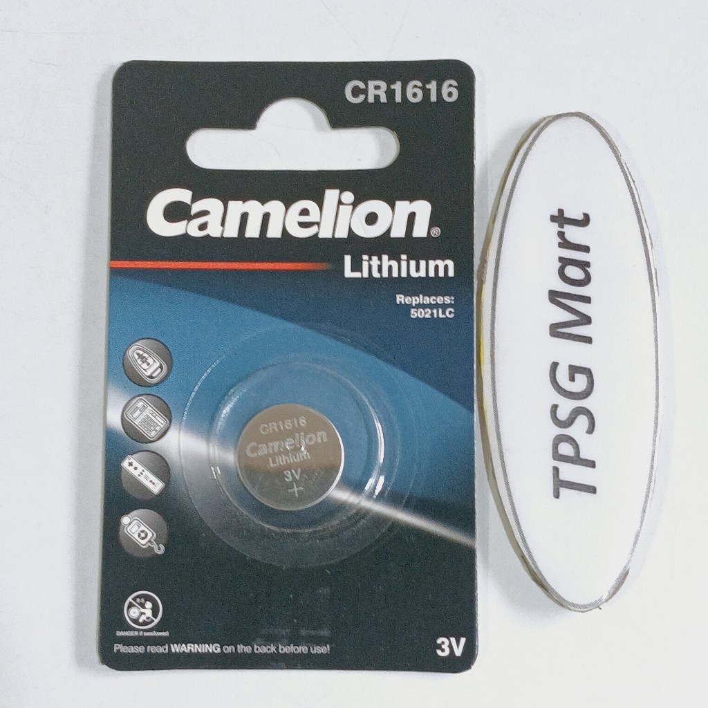 Pin CR1616 - 3V, 1616, DL1616, 5012LC / Pin Litium Camelion