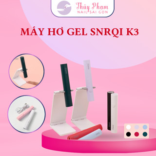 New Máy hơ gel tích điện SNRQI K3 chính hãng 3W - Đèn pin hơ móng nail mini cầm tay 1 ngón