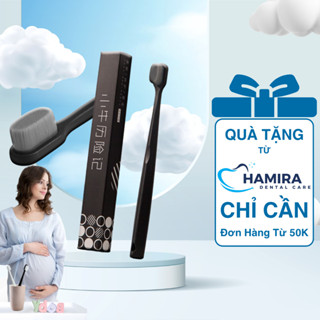 Bàn chải đánh răng siêu mịn HAMIRA đặc biệt dành cho các mẹ bầu, kháng khuẩn, chăm sóc răng miệng toàn diện