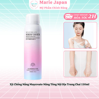 Xịt chống nắng Maycreate nâng tông nội địa Trung Chai 150ml