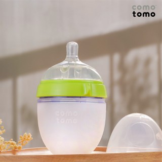 Bình sữa silicone COMOTOMO 150ml/250ml và Set núm ti thay thế