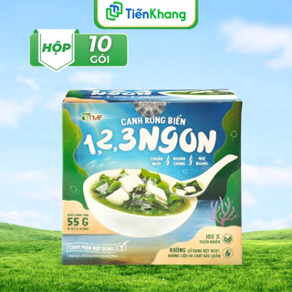 Canh Rong Biển Ăn Liền 123 Ngon - Hộp (10 gói x 5gram)
