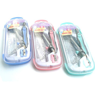 [Xả kho] Bộ dụng cụ học tập | 8 món, hộp nhưa cao cấp | Stacom MS103P