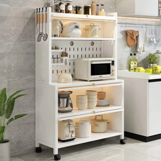  Tủ Bếp Đa Năng Nắp Đậy 5 Tầng 6 Tầng Kệ Để Lò Vi Sóng Kệ Lưu Trữ Toàn Bộ Vật Dụng Nhà Bếp Thông Minh 