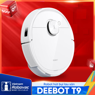 Robot hút bụi lau nhà ecovacs deebot t9_lực hút max 3000pa _ bản quốc tế _ hàng chính hãng