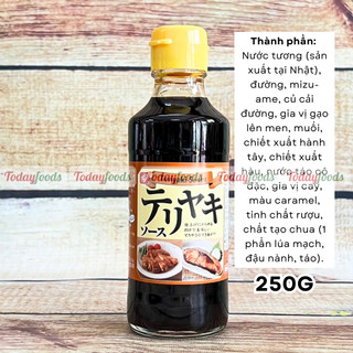 Sốt Teriyaki Nhật Bản Bell Foods 250G – Ướp Nướng Gà Cá Thịt Ngon Chuẩn Vị
