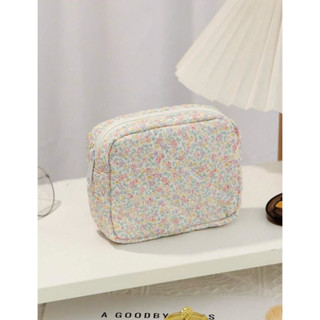  Túi đựng son mini túi vải đựng đồ trang điểm nhỏ hoa nhí dễ thương 