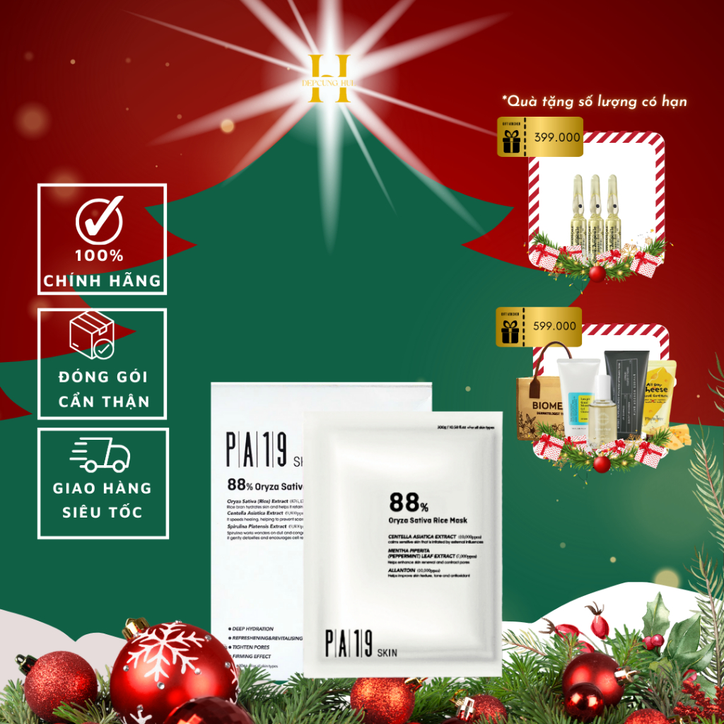 MẶT NẠ GẠO PA19 SKIN 88% ORYZA SATIVA- TÁCH MIẾNG