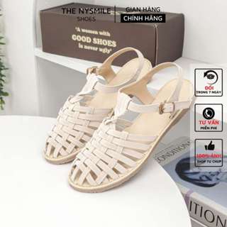  Giày Sandals rọ mũi sandal đan rọ dễ thương,sandal đi học êm ái ,giày nữ xinh - THENYSMILE - KOMII 