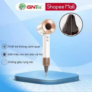 Máy sấy tóc Ion âm tốc độ cao OVIE H-1S không cánh quạt, kèm 5 đầu sấy giúp sấy tóc nhanh chóng và làm mượt tóc