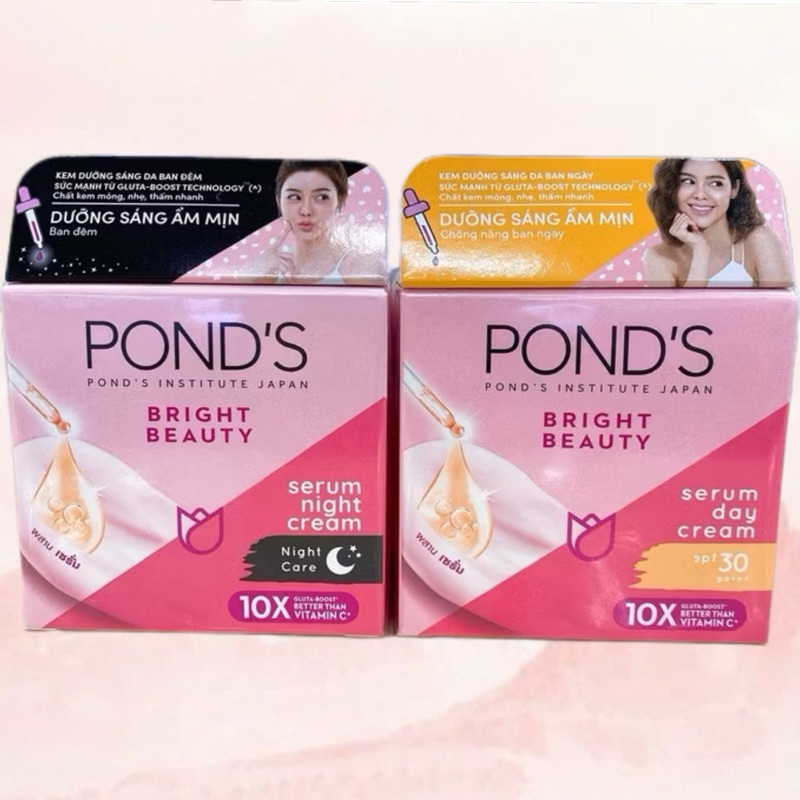 (50g) Kem Dưỡng Trắng Da Ban Ngày Ban Đêm Pond's White Beauty Mẫu Mới
