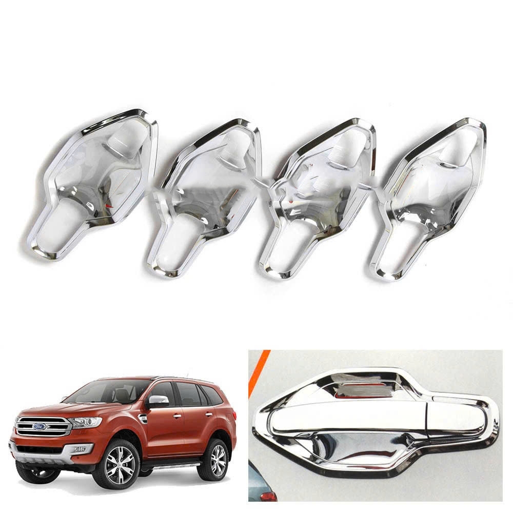 Bộ 4 Ốp Hõm Cửa Everest 2016 2017 2018 2019 2020 2021 - Ốp Hốc Tay Cửa Ford Everest