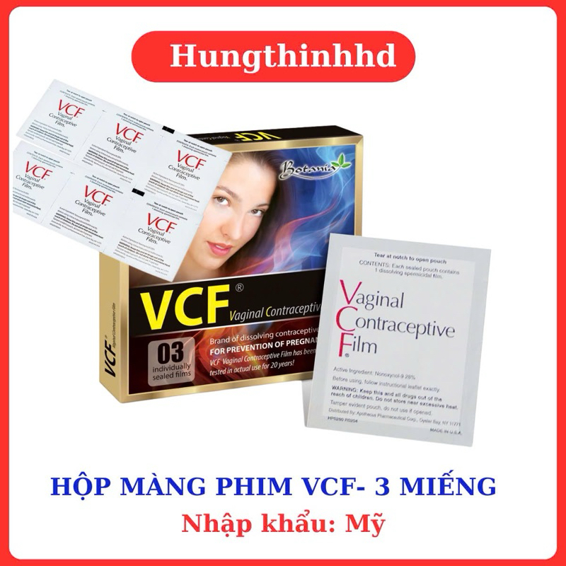 MÀNG TRÁNH THAI VCF< Hộp 3 miếng>