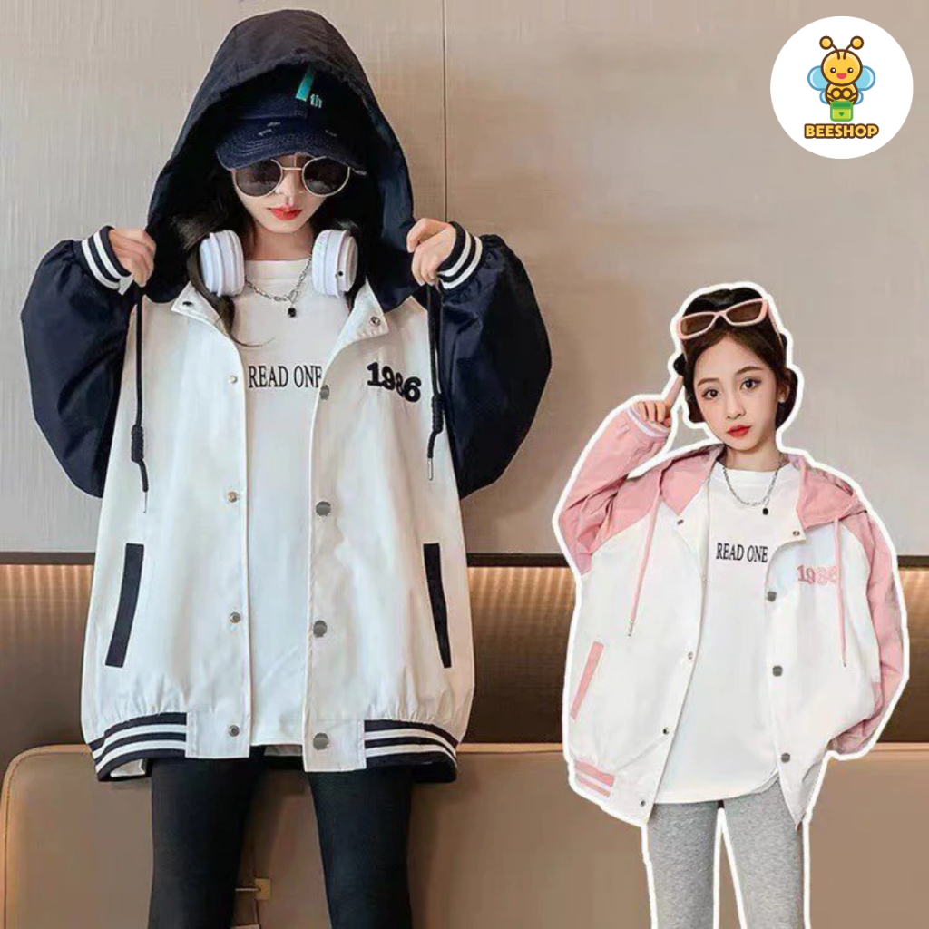 Áo khoác cho bé gái size đại thời trang trẻ em BEESHOP D24007