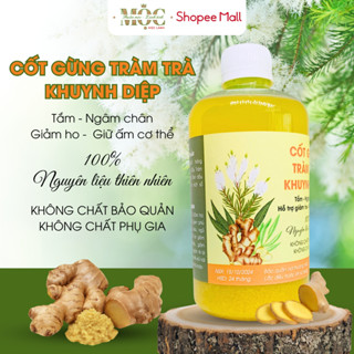 Cốt gừng tràm trà tắm bé giúp giảm ho giữ ấm cơ thể an toàn cho sức khoẻ mẹ và bé, chai 500ml