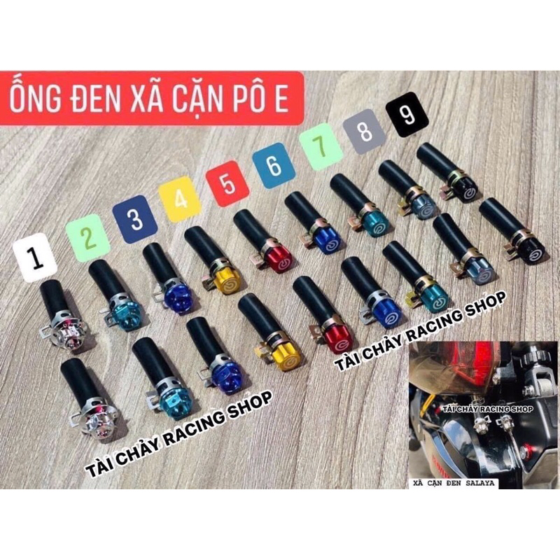 [ 1 ỐNG ] ỐNG ĐEN XÃ CẶN PÔ E ( ỐP LỌC GIÓ )