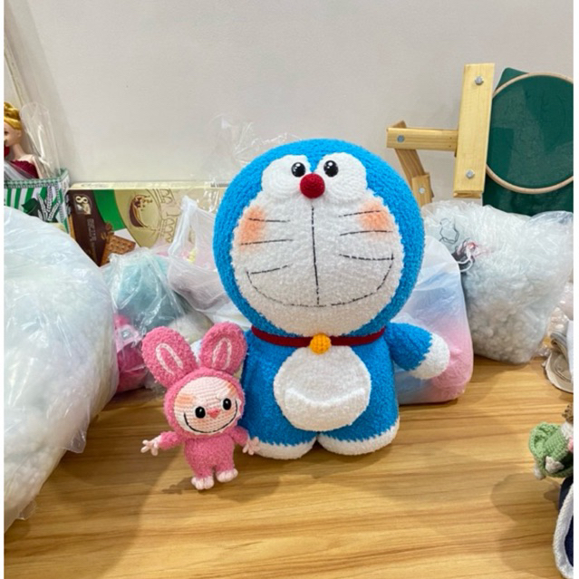 Doraemon len bông xù