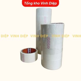 Cuộn băng dính giấy, băng keo giấy dày ăn mực khổ 5cm