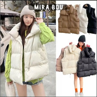 Áo khoác phao gile nữ dáng ngắn, áo khoác phao ấm áp phong cách Hàn Quốc (ảnh thật)