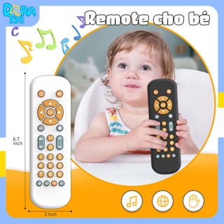  Đồ Chơi Điều Khiển Tivi Remote Cho Bé Từ 0-5 Tuổi Có Đèn Và Nhạc Với Mỗi Nút Bấm Là Một Âm Thanh Khác Nhau 