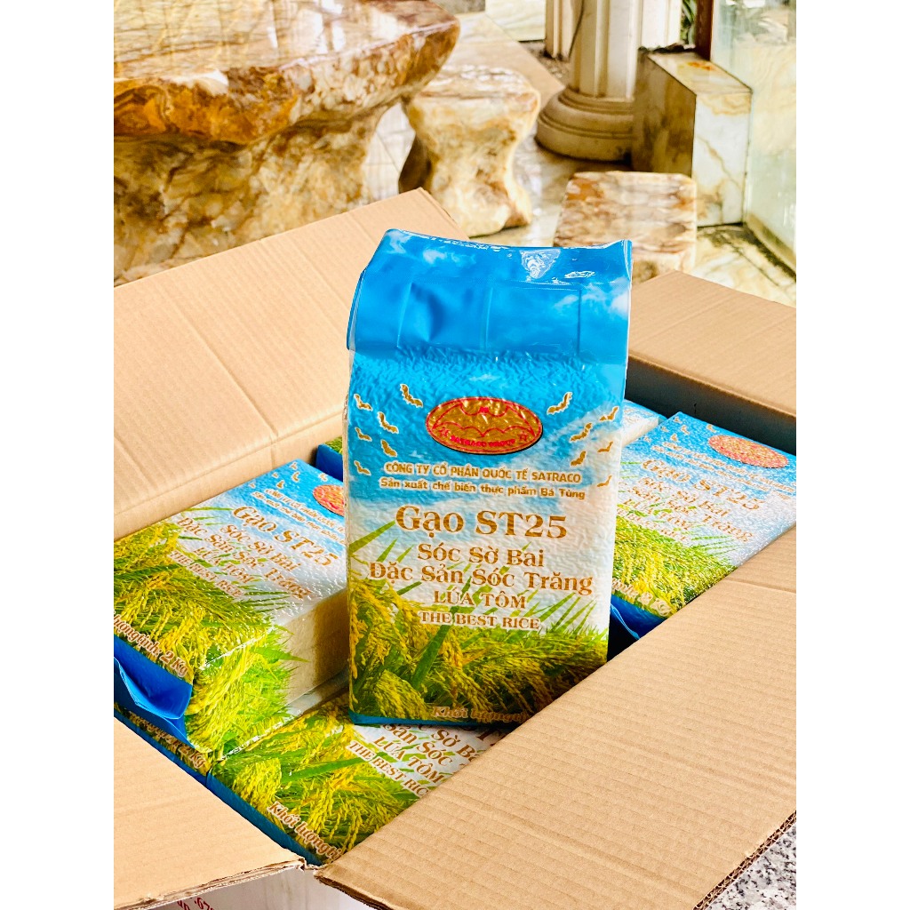Gạo sữa ST25 (2kg) (túi)