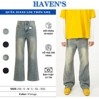 HAVEN'S | QUẦN JEANS TRƠN LOE NHẸ HAVEN'S
