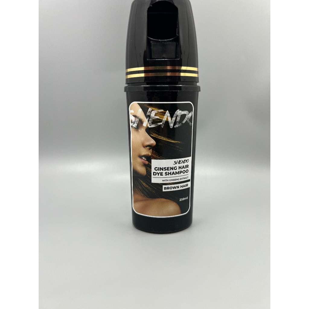 Dầu gội Shendo Ginseng Hair Dye Shampoo Brown Hair 250ml Chính Hãng