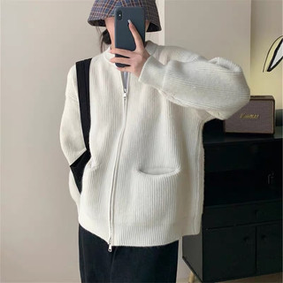 ÁO BOMBER LEN KÉO KHÓA ĐỒNG