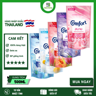 Xả vải COMFORT Thái Lan 500ml hương hoa lan tỏa nước xả vải comfort thái - túi