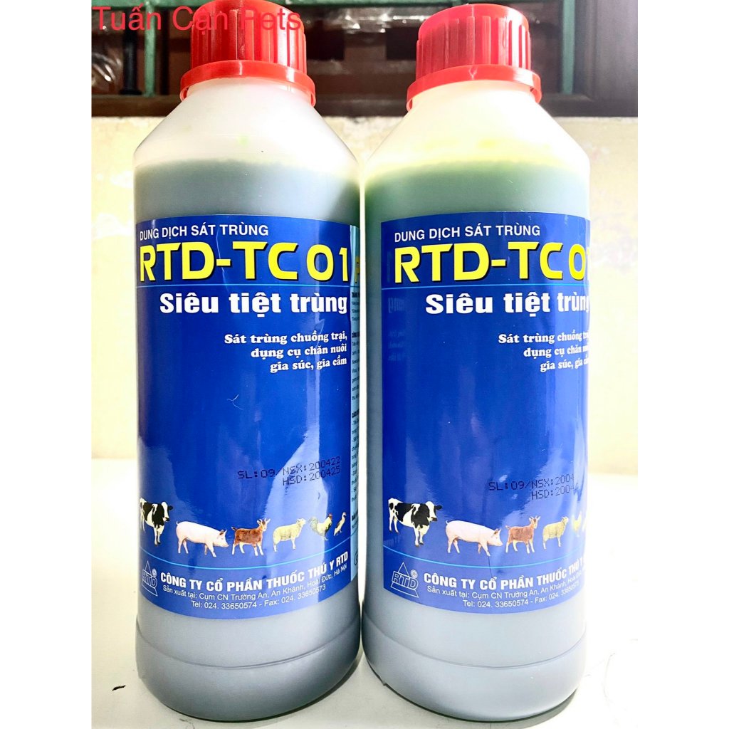 Sát trùng chuồng trại chăn nuôi RTD-TC01 plus