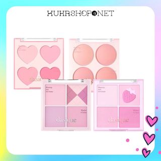  Má Hồng Dasique Blending Mood Cheek 4 ô 11.7g thuần chay chất phấn siêu mềm mịn đủ mẫu 