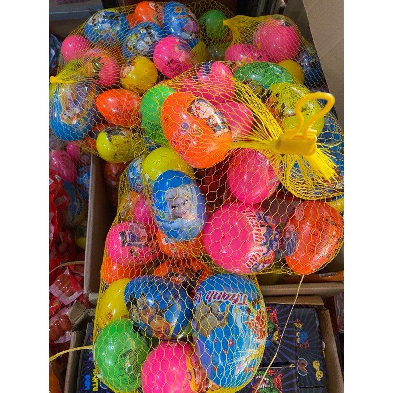 (Giá sỉ) bịch 20 quả trứng khủng long các màu, trứng đồ chơi bịch 20 quả cỡ vừa 5k