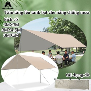 Tấm tăng lều tank bạt che nắng chống mưa bạt lót cắm trại du lịch dã ngoại dày rộng, bạt cắm trại dã ngoại