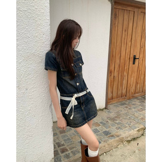 61COMFY DENIM COMFY SET - Set áo liền váy denim
