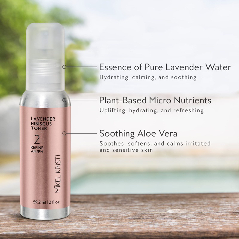 Mikel Kristi toner hoa oải hương Dưỡng ẩm, làm săn chắc,xịt khoáng dịu da
