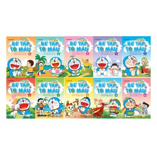 Sách - Combo Bé Tô Màu Doraemon