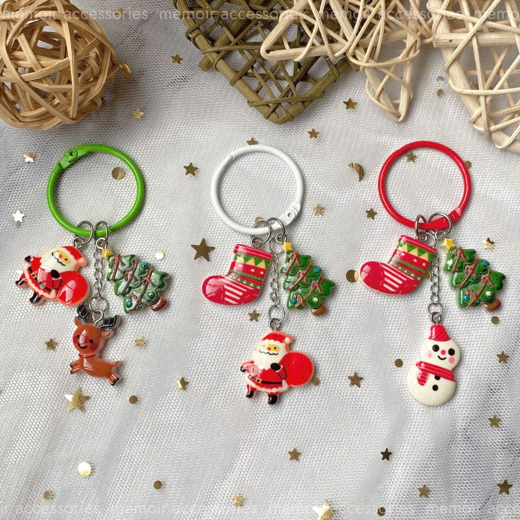 Móc NOEL treo chìa khóa, túi xách, airpod, máy ảnh...